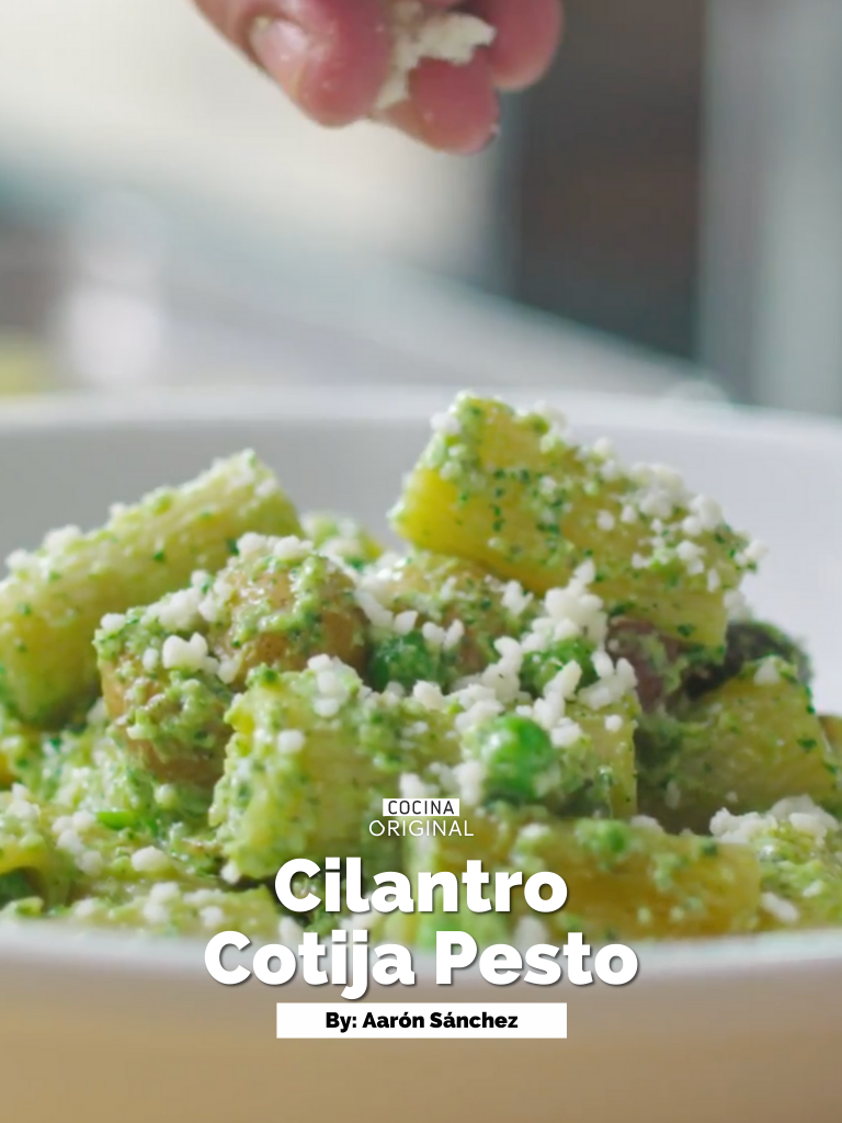 Cilantro Cotija Pesto by Aar&oacute;n S&aacute;nchez